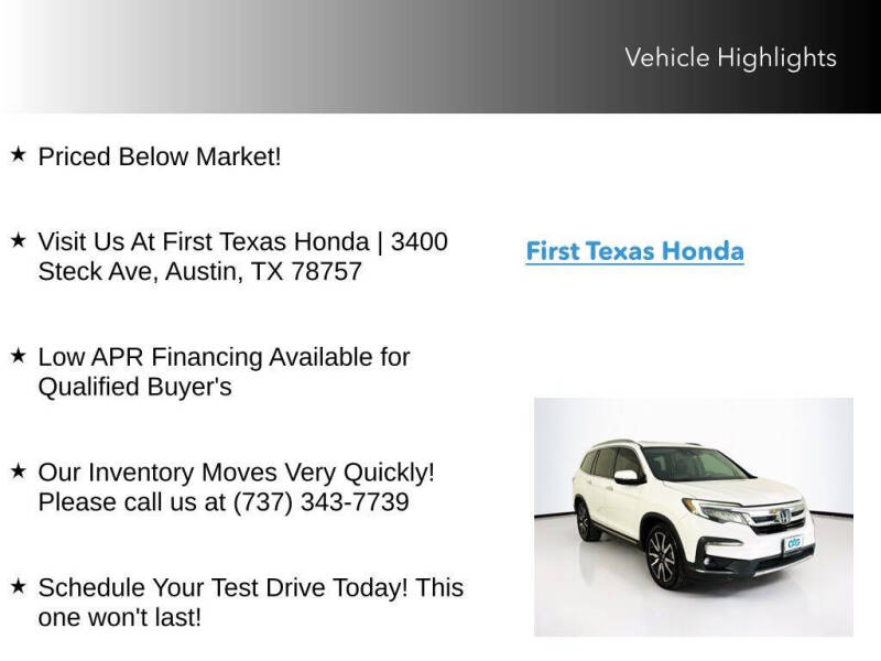 2020 Honda Pilot Touring