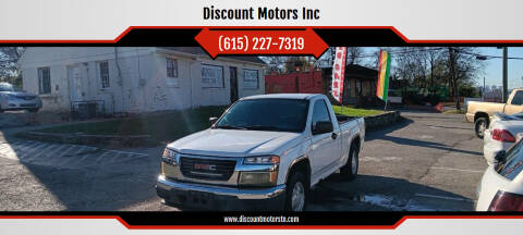 2006 GMC Canyon for sale at Discount Motors Inc in Nashville TN