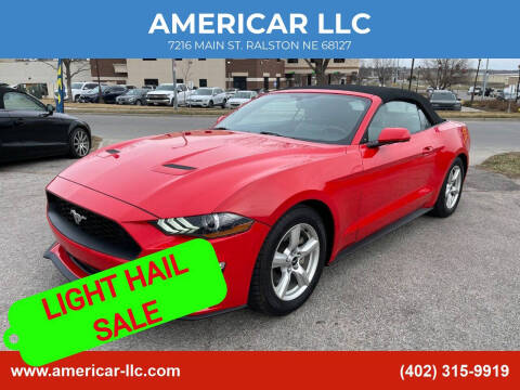 2018 Ford Mustang for sale at AMERICAR LLC in Omaha NE