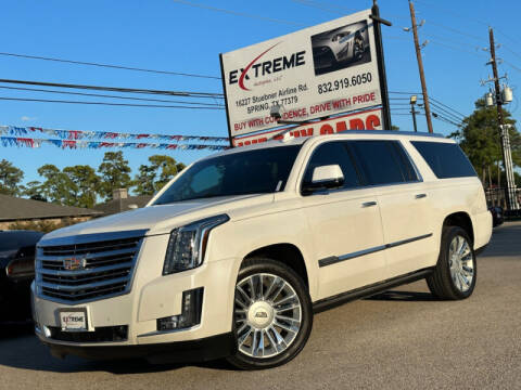 2016 Cadillac Escalade ESV for sale at Extreme Autoplex LLC in Spring TX
