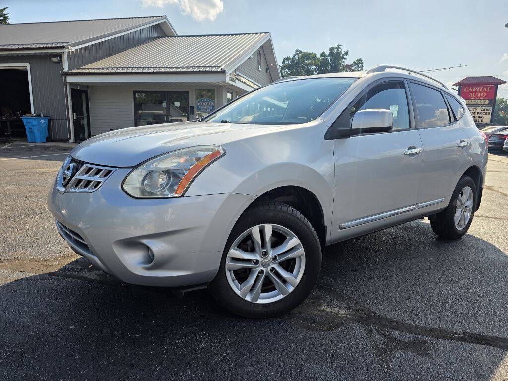 Silver 2013 Nissan Rogue S AWD S 4dr Crossover 2