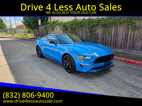 2022 Ford Mustang for sale at Drive 4 Less Auto Sales in Houston TX