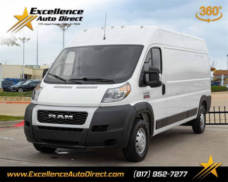 2021 RAM ProMaster for sale at Excellence Auto Direct in Euless TX