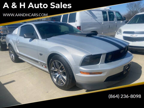 2006 Ford Mustang for sale at A & H Auto Sales in Greenville SC