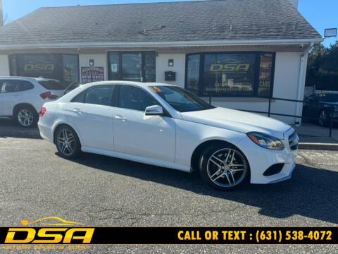 2015 Mercedes-Benz E-Class for sale at DSA Motor Sports Corp in Commack NY