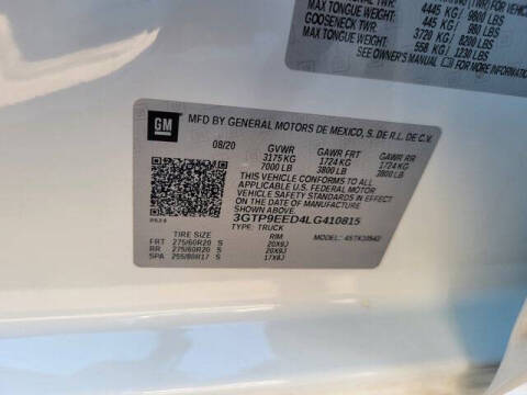 2020 GMC Sierra 1500