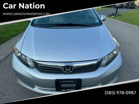 2012 Honda Civic for sale at Car Nation in Webster NY