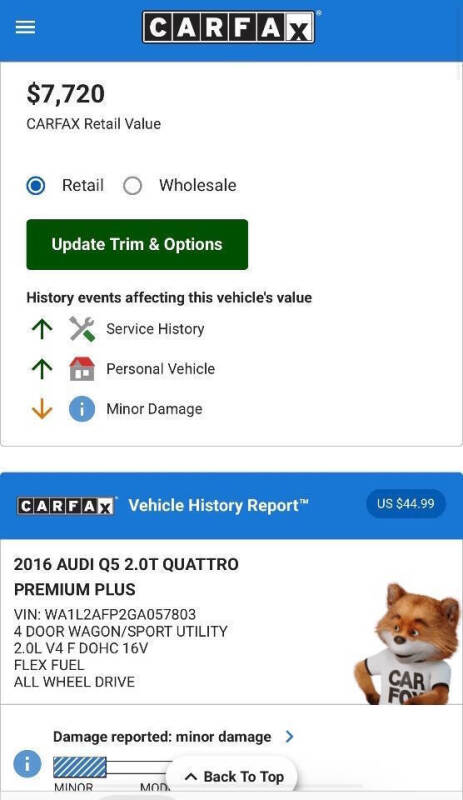 2016 Audi Q5 2.0T quattro Premium Plus