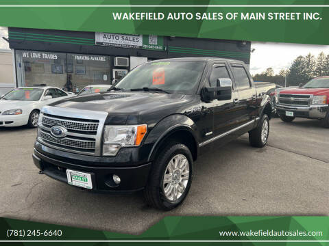 2012 Ford F-150 for sale at Wakefield Auto Sales of Main Street Inc. in Wakefield MA