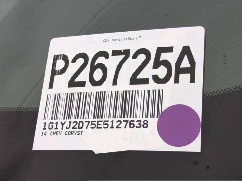 2014 Chevrolet Corvette Stingray Z51