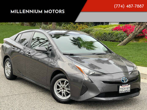 2016 Toyota Prius for sale at MILLENNIUM MOTORS in Van Nuys CA