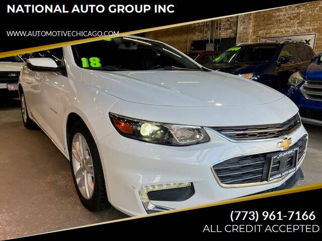 2018 Chevrolet Malibu for sale at NATIONAL AUTO GROUP INC in Chicago IL