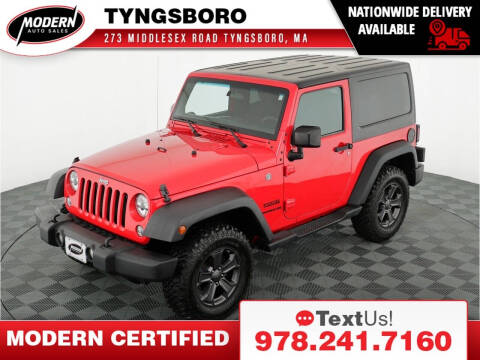 2017 Jeep Wrangler for sale at Modern Auto Sales in Tyngsboro MA