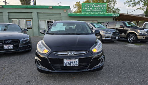 2017 Hyundai Accent for sale at STARK AUTO SALES INC in Modesto CA