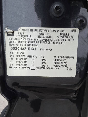 2003 Chevrolet Silverado 1500