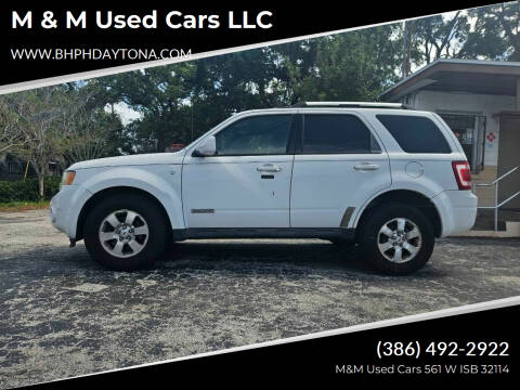 2008 Ford Escape for sale at M & M Used Cars LLC in Daytona Beach FL