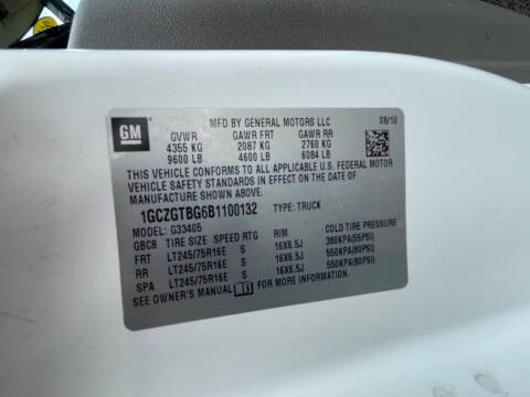 2011 Chevrolet Express 3500