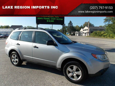 2013 Subaru Forester for sale at LAKE REGION IMPORTS INC in Westbrook ME
