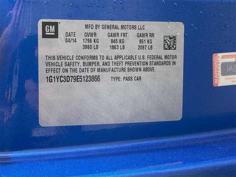 2014 Chevrolet Corvette Stingray