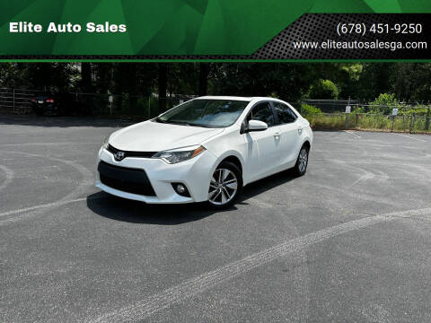 2014 Toyota Corolla for sale at Elite Auto Sales in Stone Mountain GA