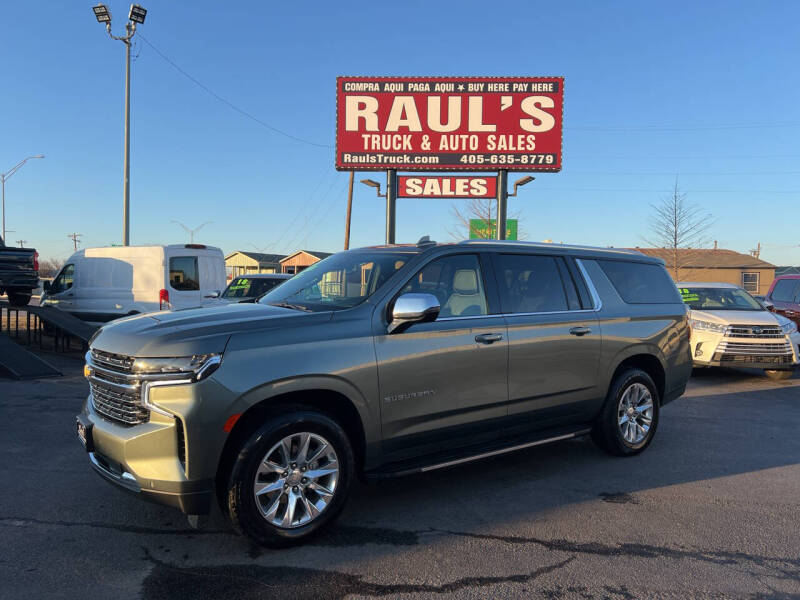 2023 Chevrolet Suburban for sale at RAUL'S TRUCK & AUTO SALES, INC in Oklahoma City OK