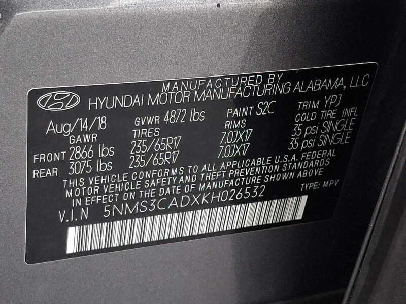 2019 Hyundai Santa Fe