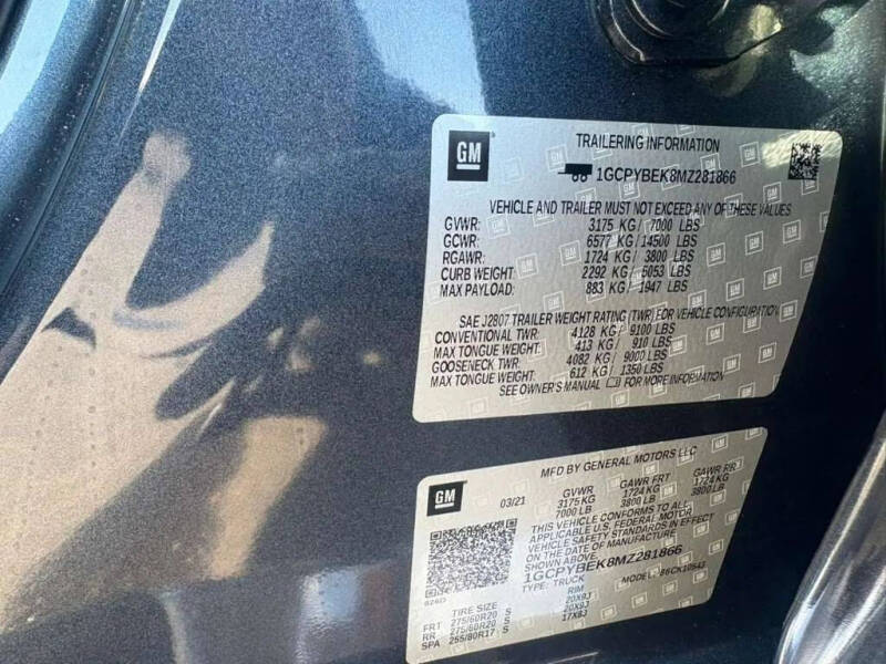 2021 Chevrolet Silverado 1500