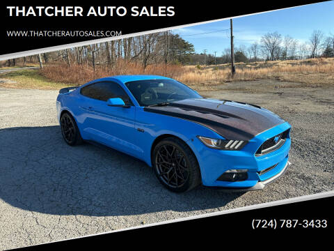2017 Ford Mustang for sale at THATCHER AUTO SALES in Export PA