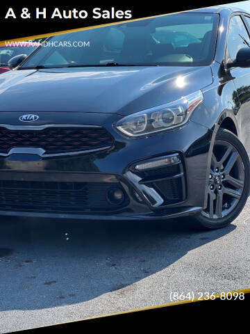 2021 Kia Forte for sale at A & H Auto Sales in Greenville SC