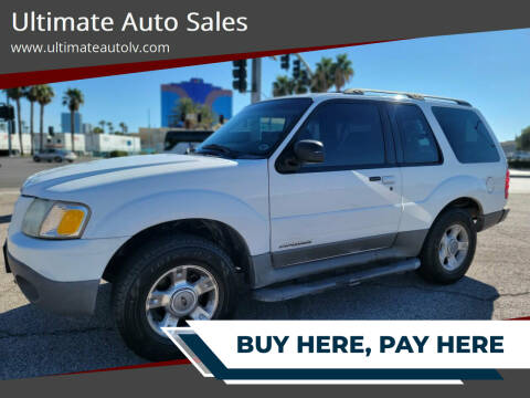 2002 Ford Explorer Sport for sale at Ultimate Auto Sales in Las Vegas NV