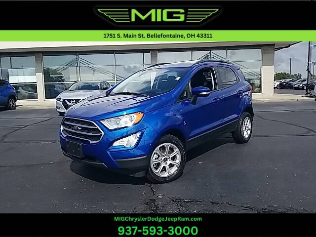2020 Ford EcoSport for sale at MIG Chrysler Dodge Jeep Ram in Bellefontaine OH
