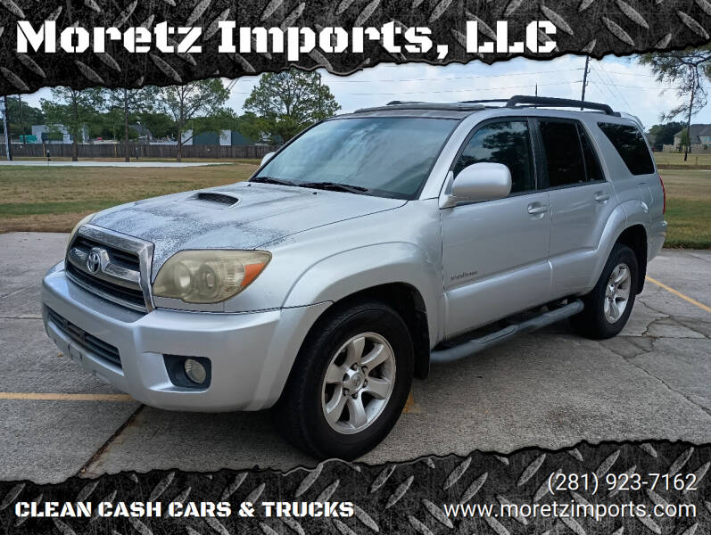 2008 Toyota 4Runner for sale at Moretz Imports, LLC in Spring TX