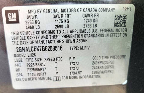 2016 Chevrolet Equinox LT