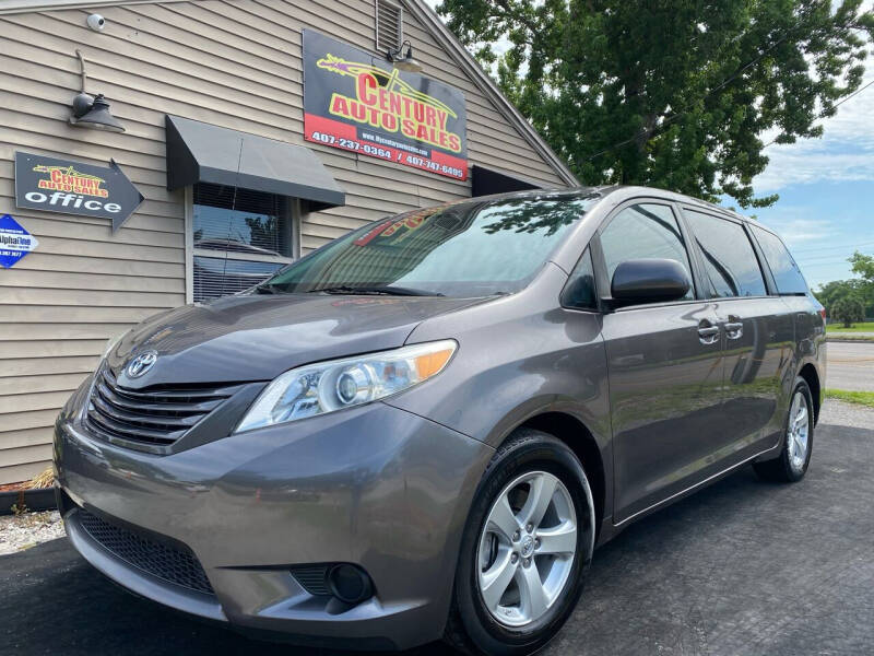 2013 Toyota Sienna for sale at CENTURY AUTO SALES in Orlando FL