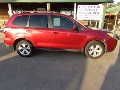 2015 Subaru Forester for sale at CITY MOTOR COMPANY in Waco TX