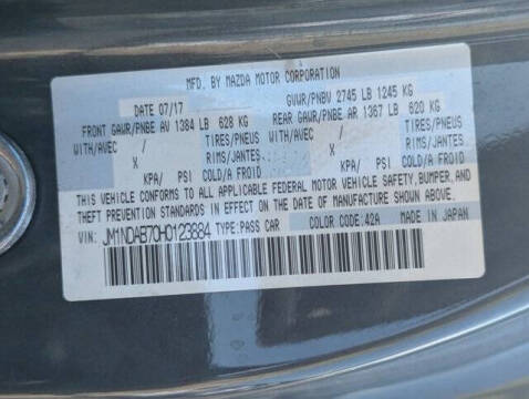 2017 Mazda MX-5 Miata