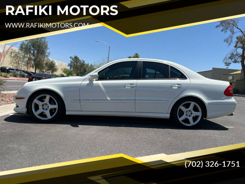 2009 Mercedes-Benz E-Class for sale at RAFIKI MOTORS in Henderson NV