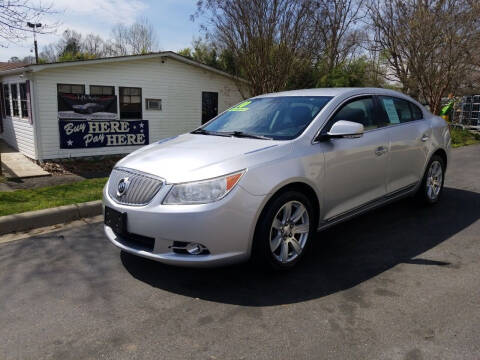 2010 Buick LaCrosse for sale at TR MOTORS in Gastonia NC