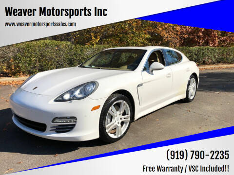 2010 Porsche Panamera for sale at Weaver Motorsports Inc in Cary NC