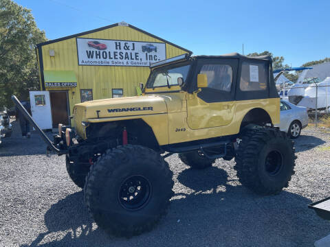1991 Jeep Wrangler for sale at H & J Wholesale Inc. in Charleston SC