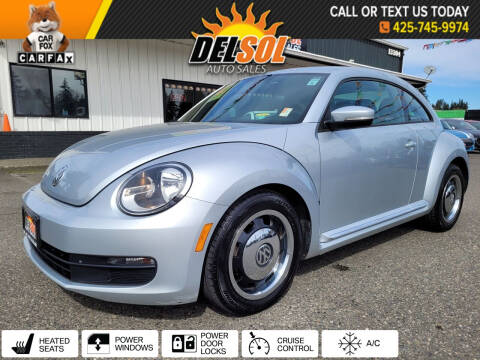 2012 Volkswagen Beetle for sale at Del Sol Auto Sales in Everett WA