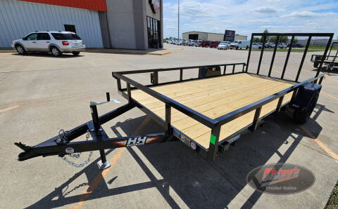2026 H&H Trailers 82x14 Rail Side