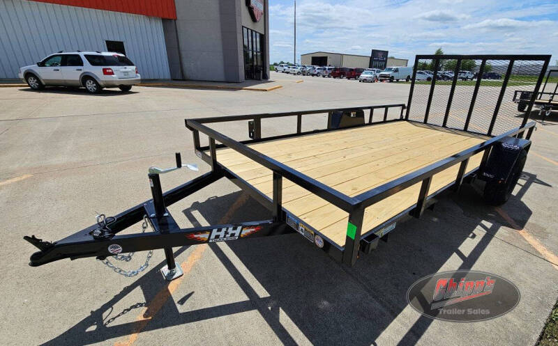 2026 H&H Trailers 82x14 Rail Side