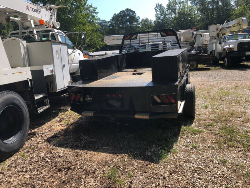 Skirted Flatbed Single Axle Trailer