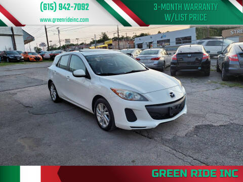 2012 Mazda MAZDA3 for sale at Green Ride Inc in Nashville TN