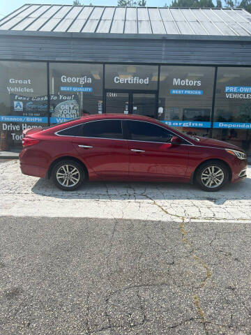 2015 Hyundai Sonata for sale at Georgia Certified Motors in Stockbridge GA