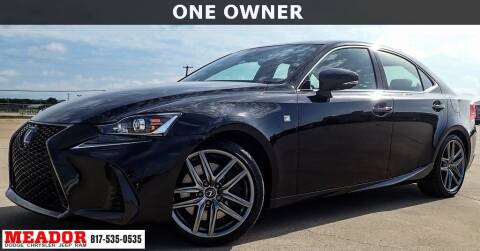 2020 Lexus IS 300 for sale at Meador Dodge Chrysler Jeep RAM in Fort Worth TX