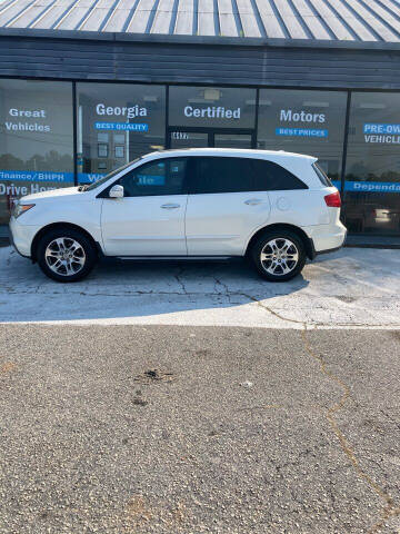 2007 Acura MDX for sale at Georgia Certified Motors in Stockbridge GA