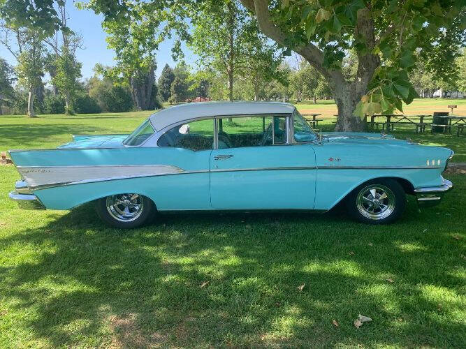 1957 Chevrolet Bel Air for sale at Classic Car Deals in Cadillac MI