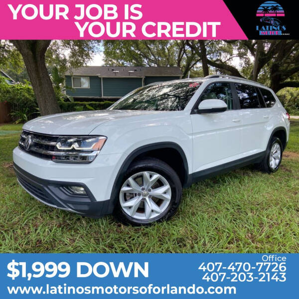 2018 Volkswagen Atlas for sale at LATINOS MOTOR OF ORLANDO in Orlando FL